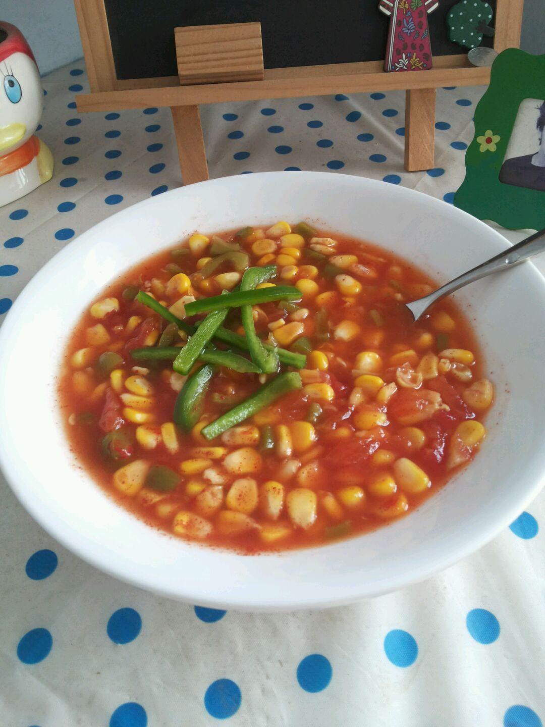 减肥餐  玉米番茄汤