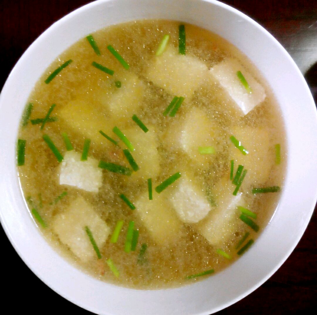 羊肝豆腐汤