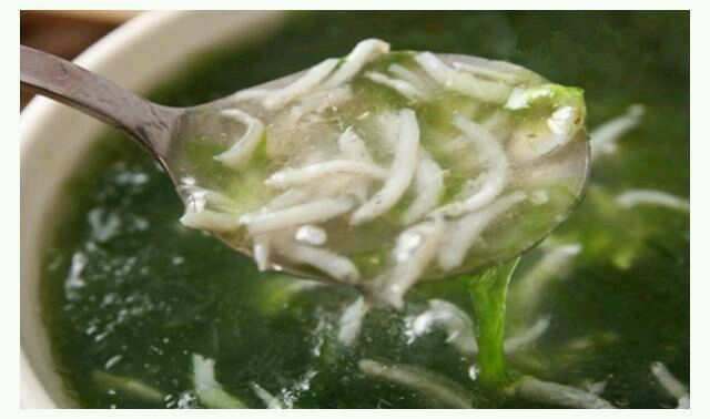 产后系列之银鱼苋菜汤