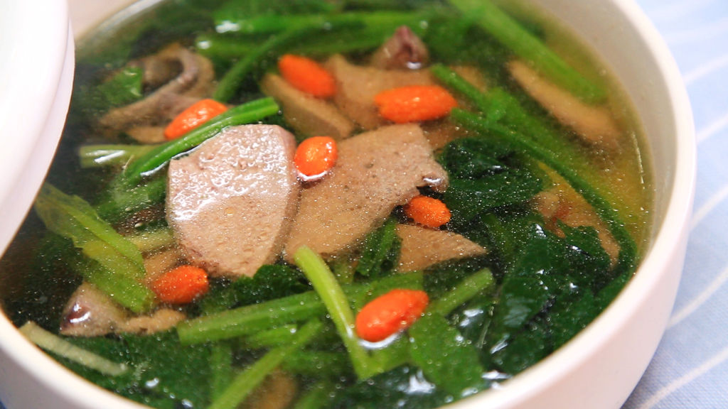 菠菜猪肝汤——迷迭香