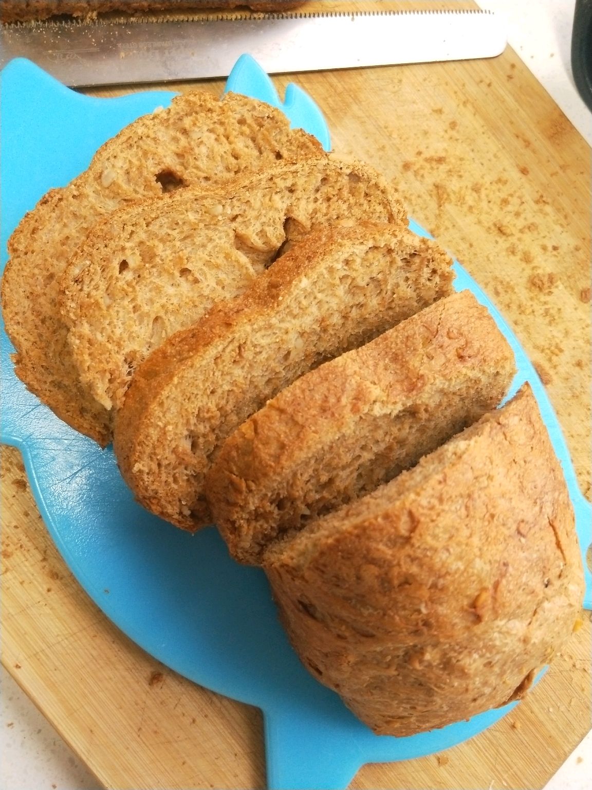 减脂增肌餐:全麦面包～面包机版