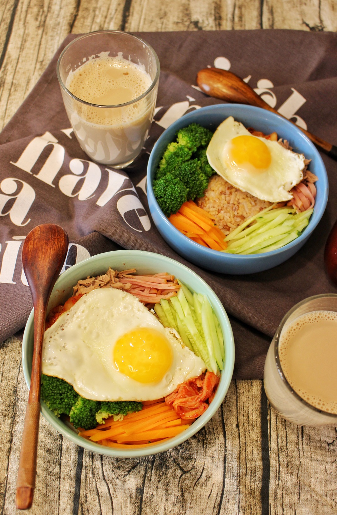 营养早餐——韩式拌糙米饭