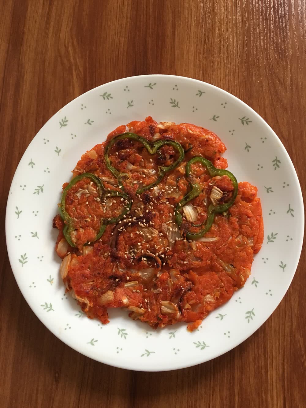 韩式海鲜泡菜饼