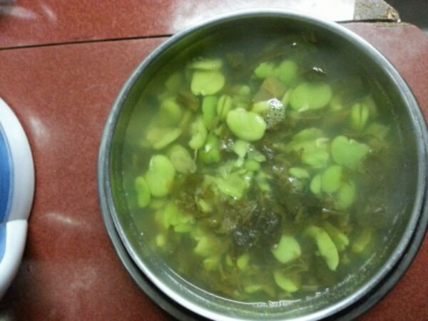 雪菜豆瓣汤