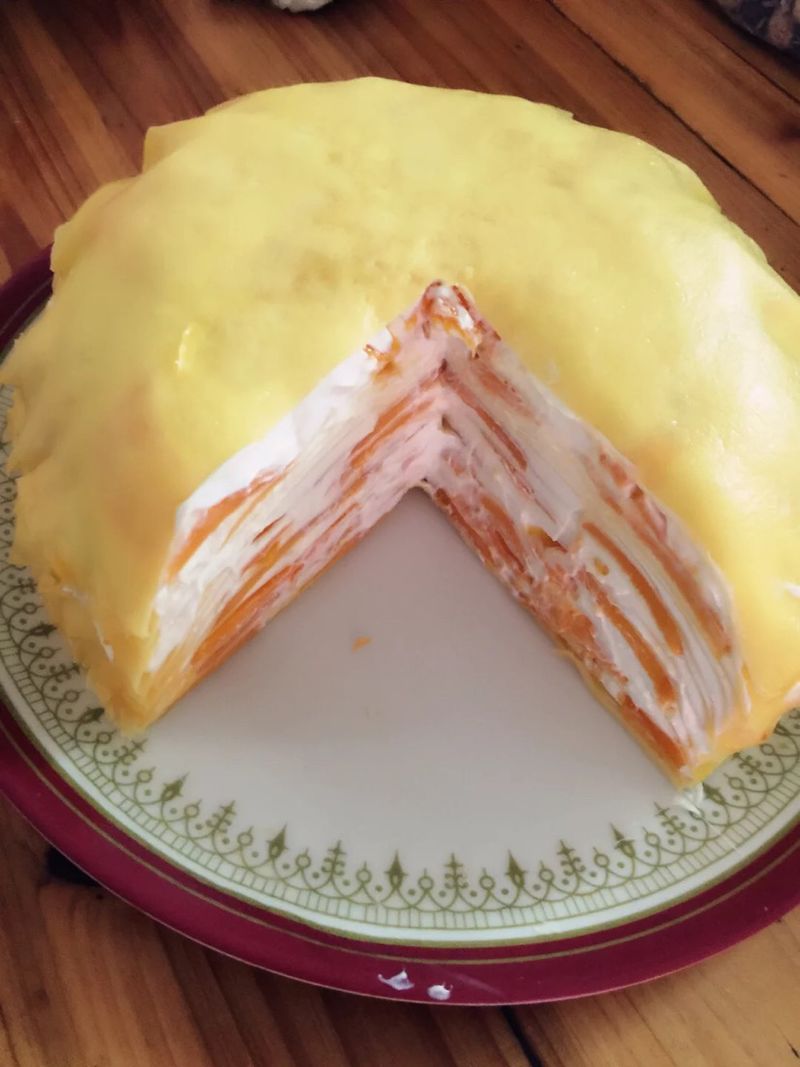 芒果千层蛋糕可丽饼