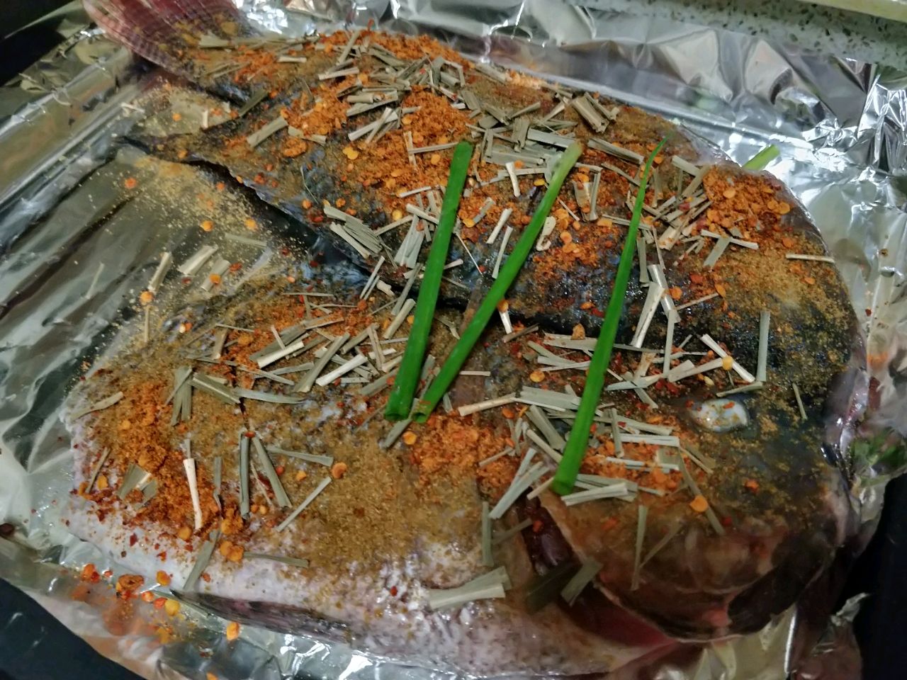 香烤罗非鱼-傣菜