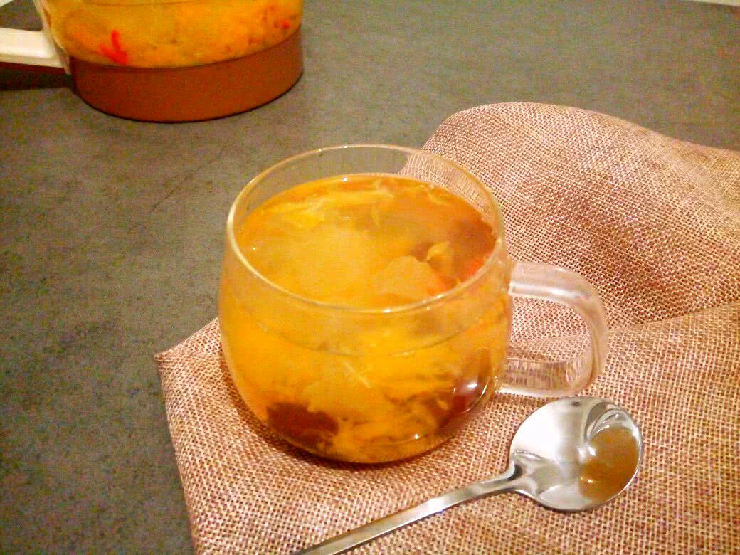 橙子银耳甜汤