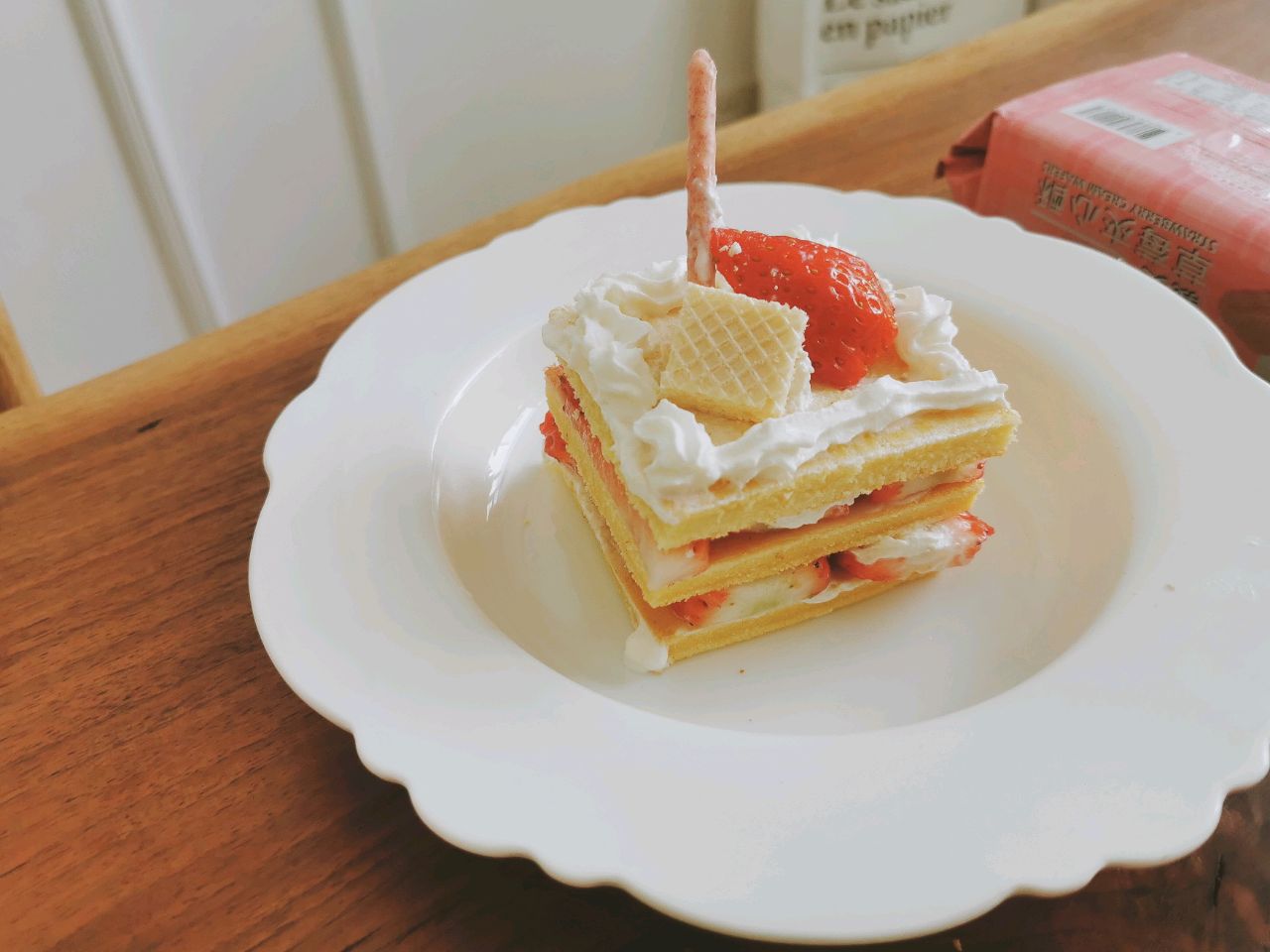 #春季限定•草莓蛋糕#