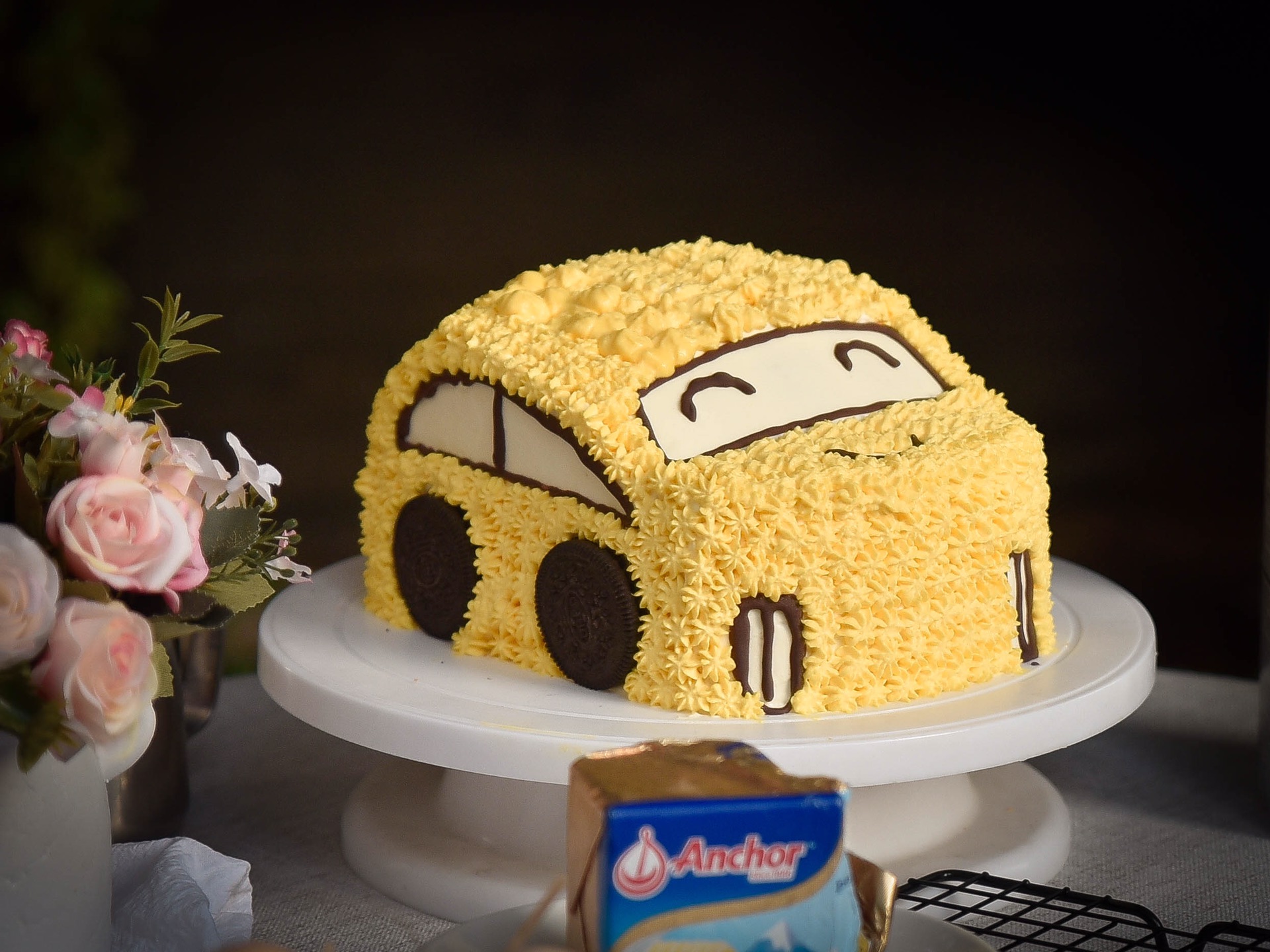 汽车生日蛋糕||Car birthday cake