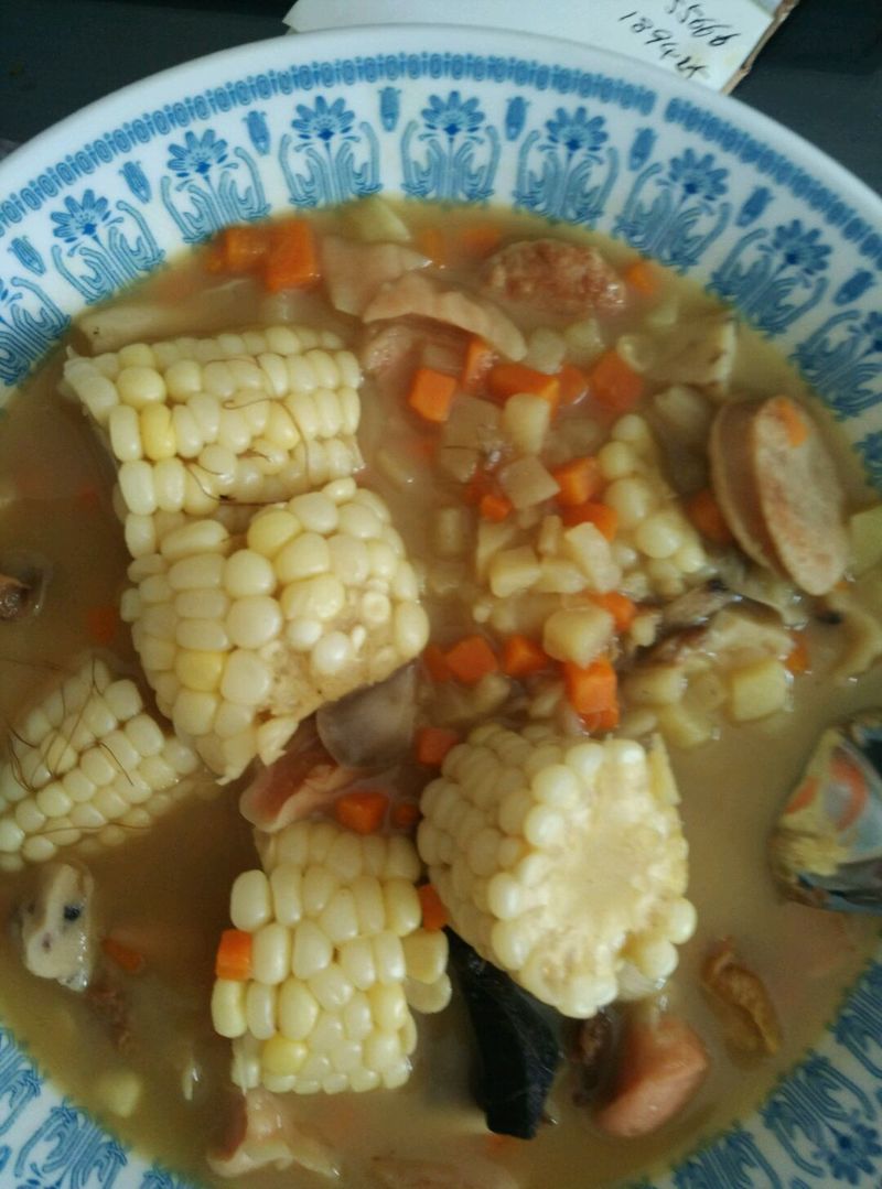 玉米杂菌汤