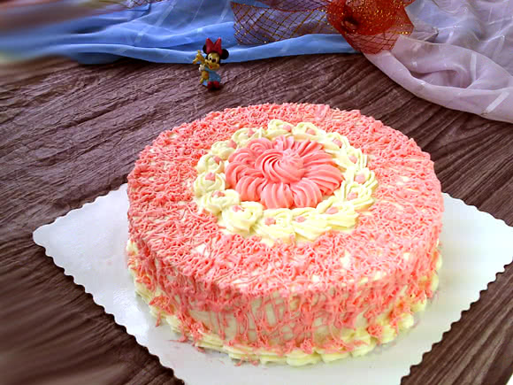 裱花蛋糕：粉色记忆
