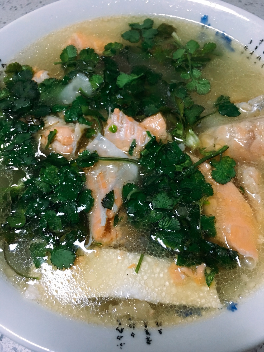 三文鱼汤