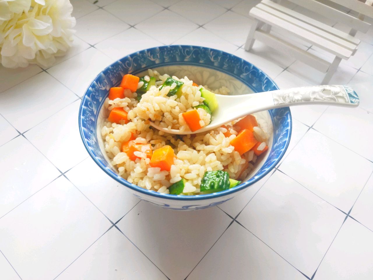 蔬菜炒米饭