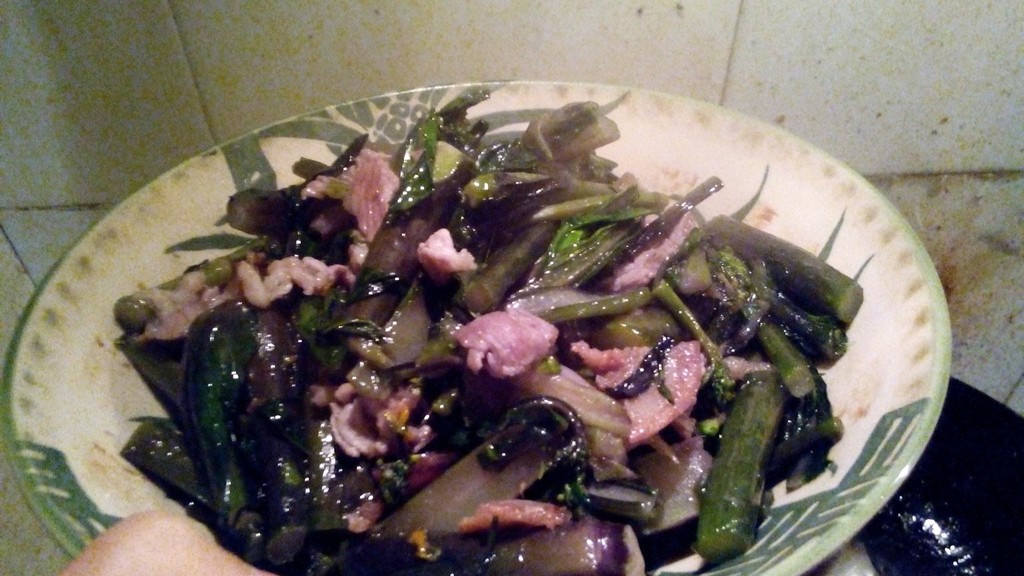 红菜苔炒肉