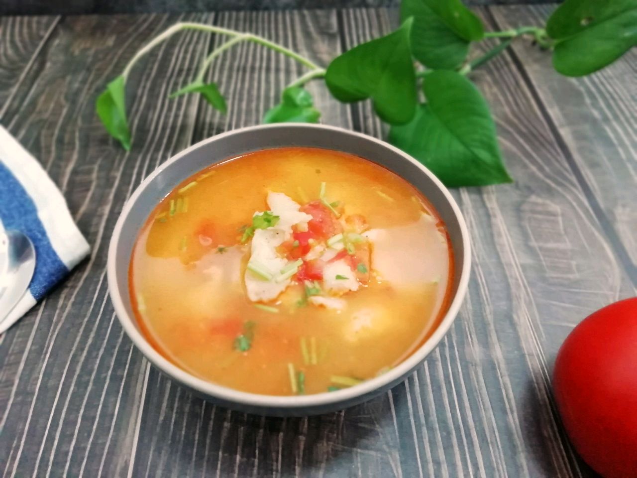 西红柿龙利鱼汤