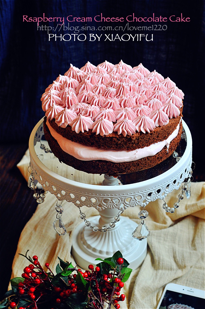 完美搭配巧克力树莓奶油芝士蛋糕