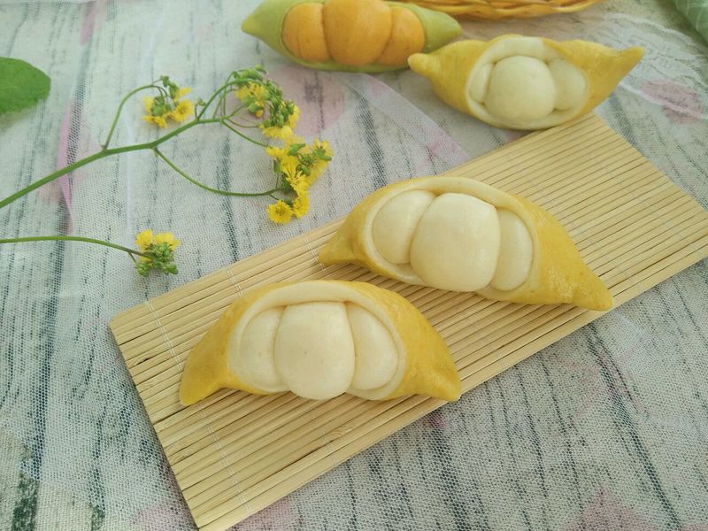 面食系列——豌豆荚馒头