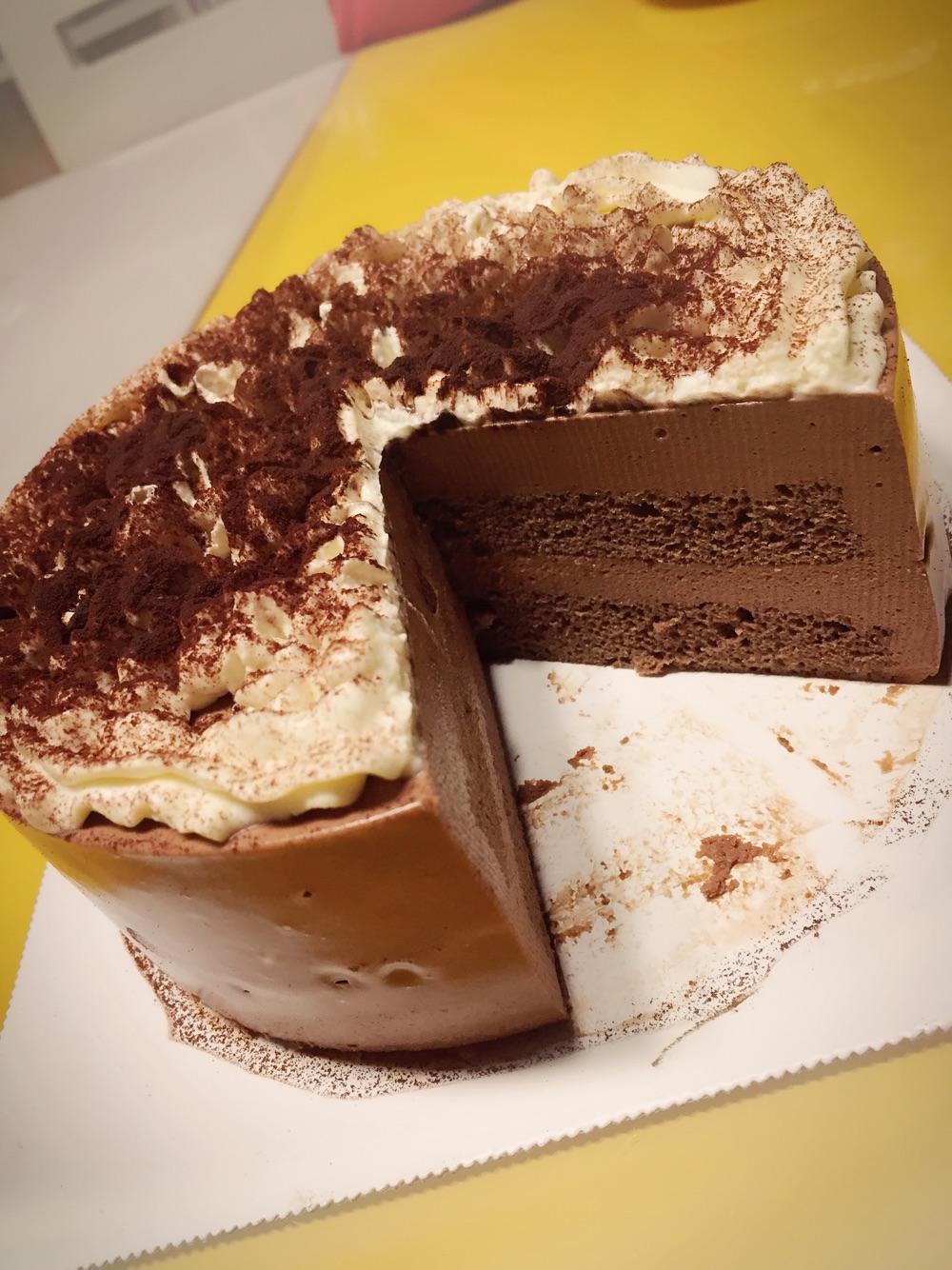 高颜值【巧克力慕斯】生日蛋糕（六寸详细步骤版）