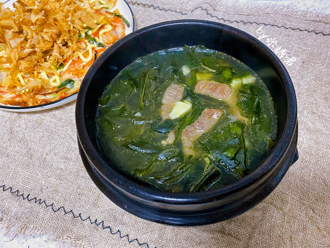 冬季暖胃：韩式海带汤