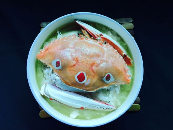 三眼蟹炖豆腐