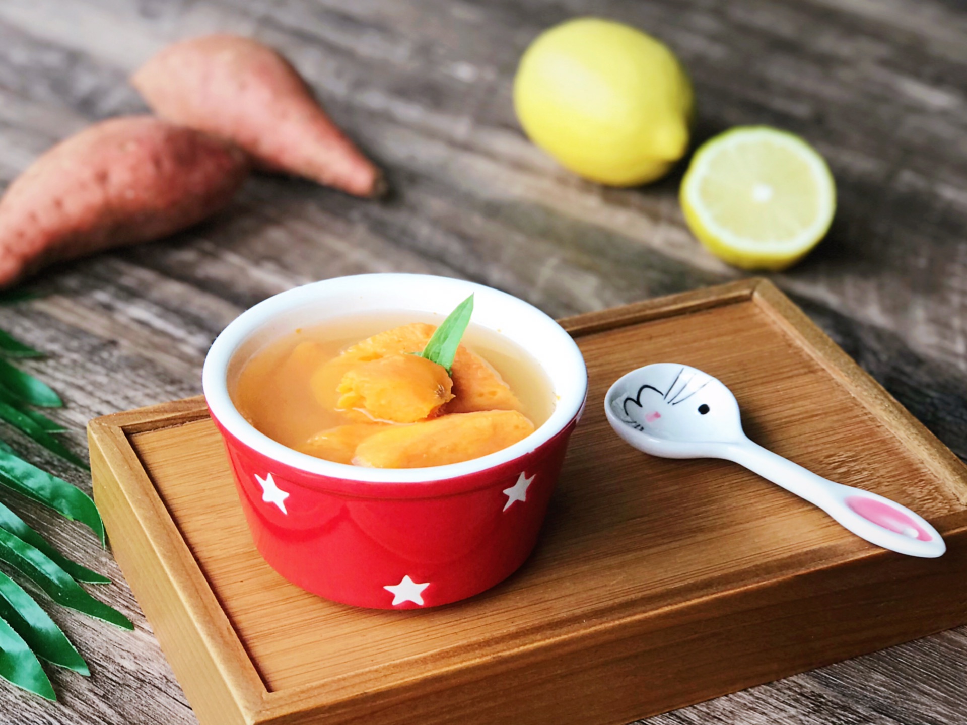 宝宝便秘食谱-酸甜柠檬红薯汤
