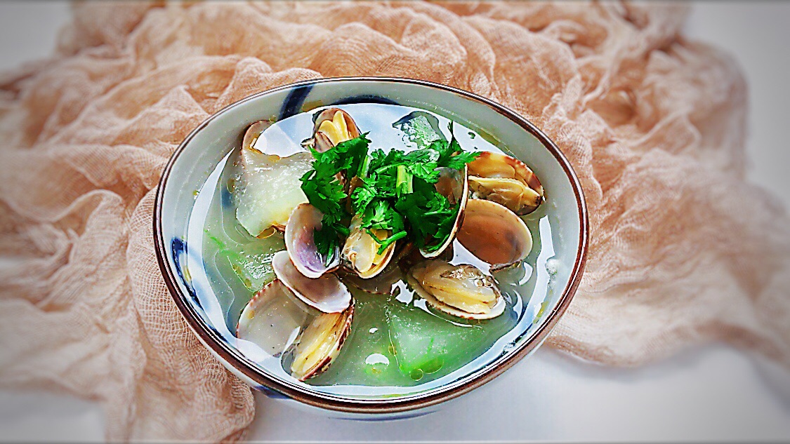 夏季祛湿冬瓜蛤蜊汤